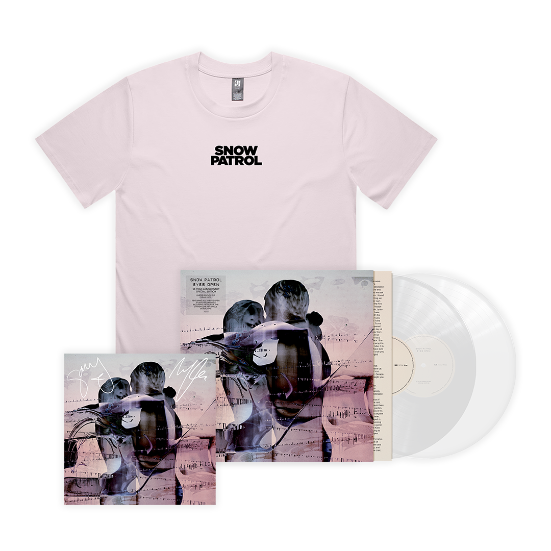 Eyes Open: Exclusive Clear 2LP Vinyl + Lilac T-Shirt (Signed Edition)