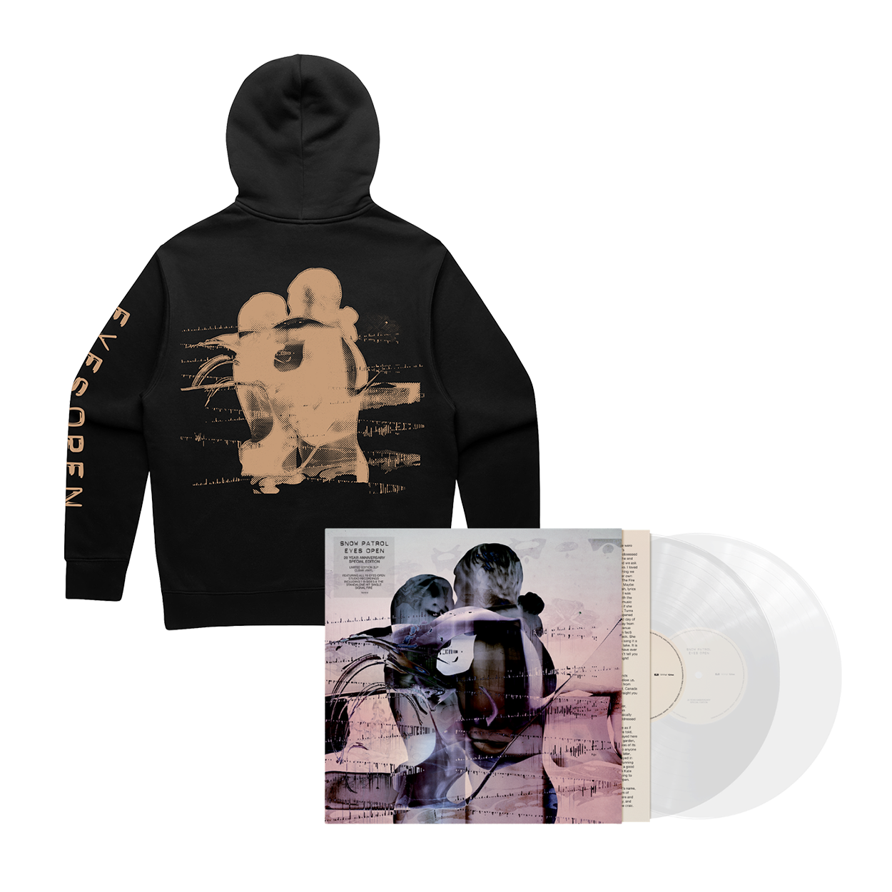 Eyes Open: Exclusive Clear 2LP Vinyl + Hoodie