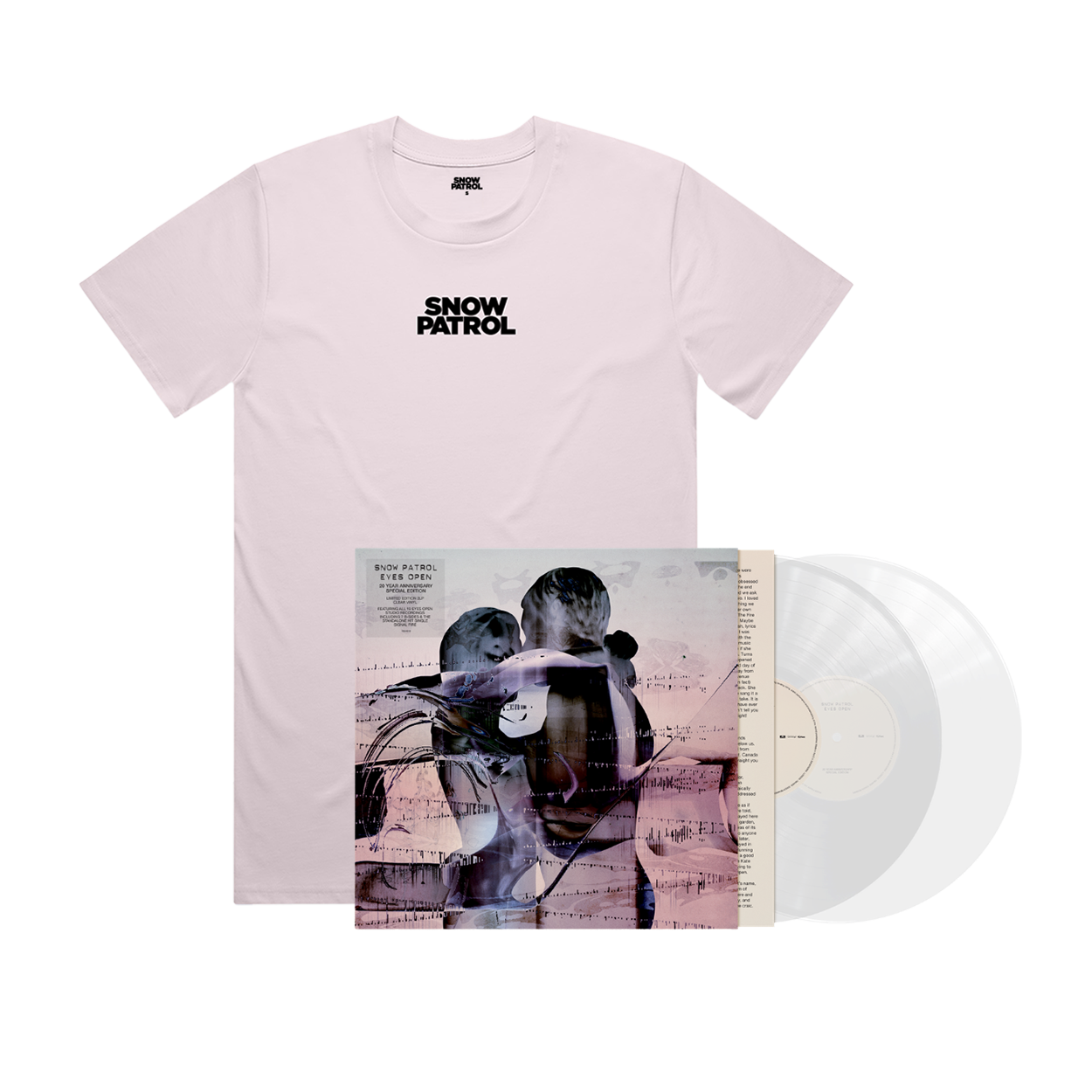 Eyes Open: Exclusive Clear 2LP Vinyl + Lilac T-Shirt