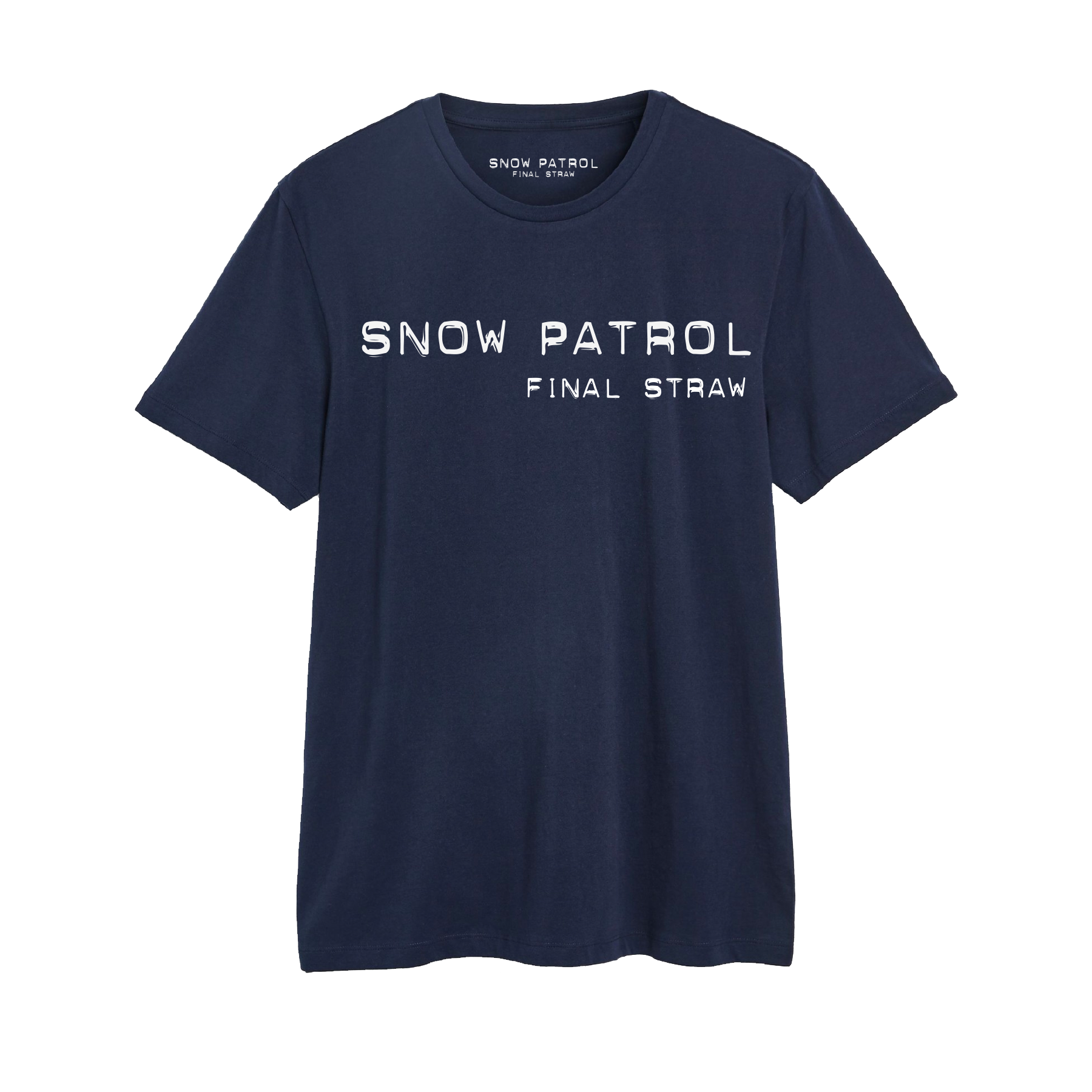 Snow Patrol - Snow Patrol Blue Final Straw T-Shirt (20th Anniversary Edition)