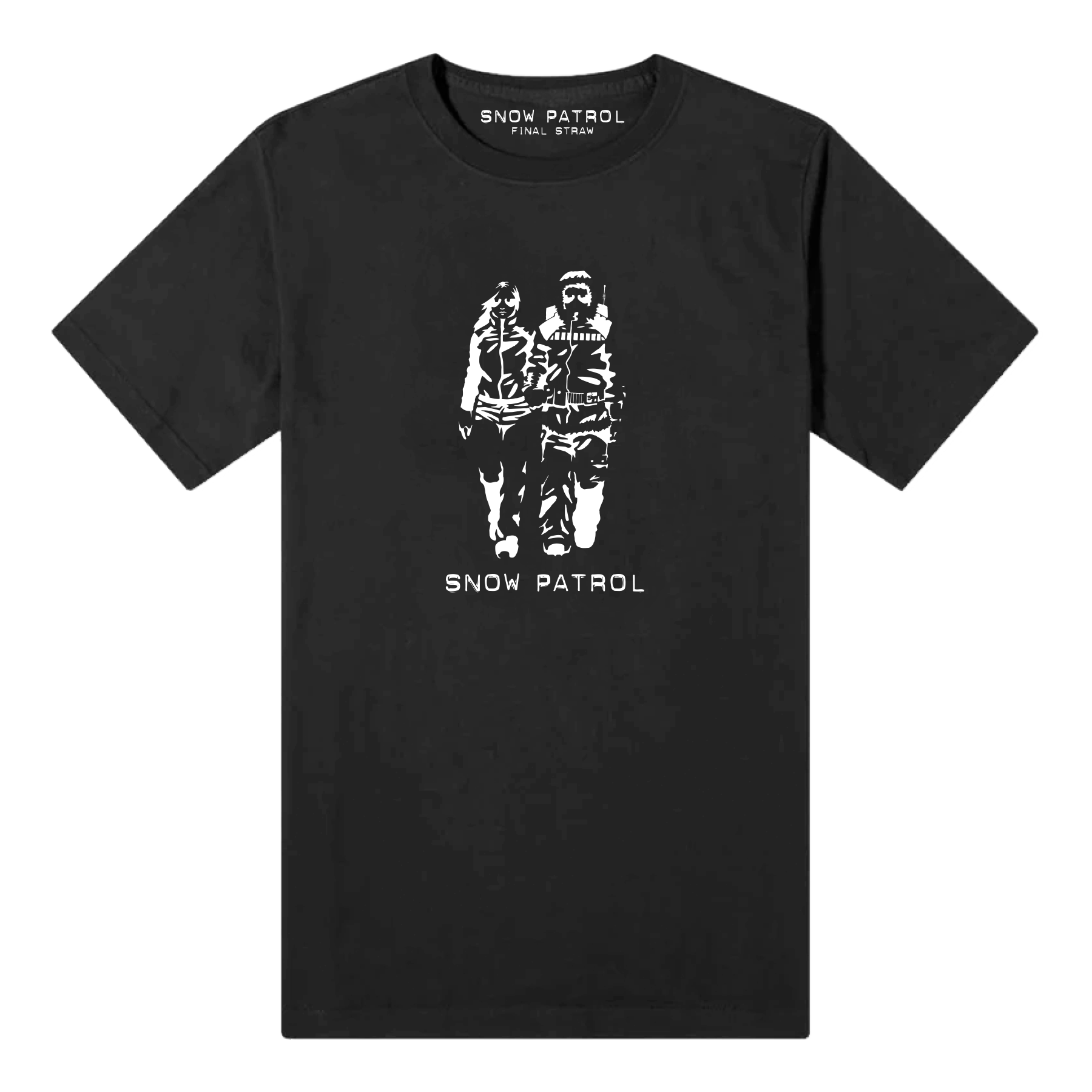 Snow Patrol - Snow Patrol Black Final Straw T-Shirt (20th Anniversary Edition) 